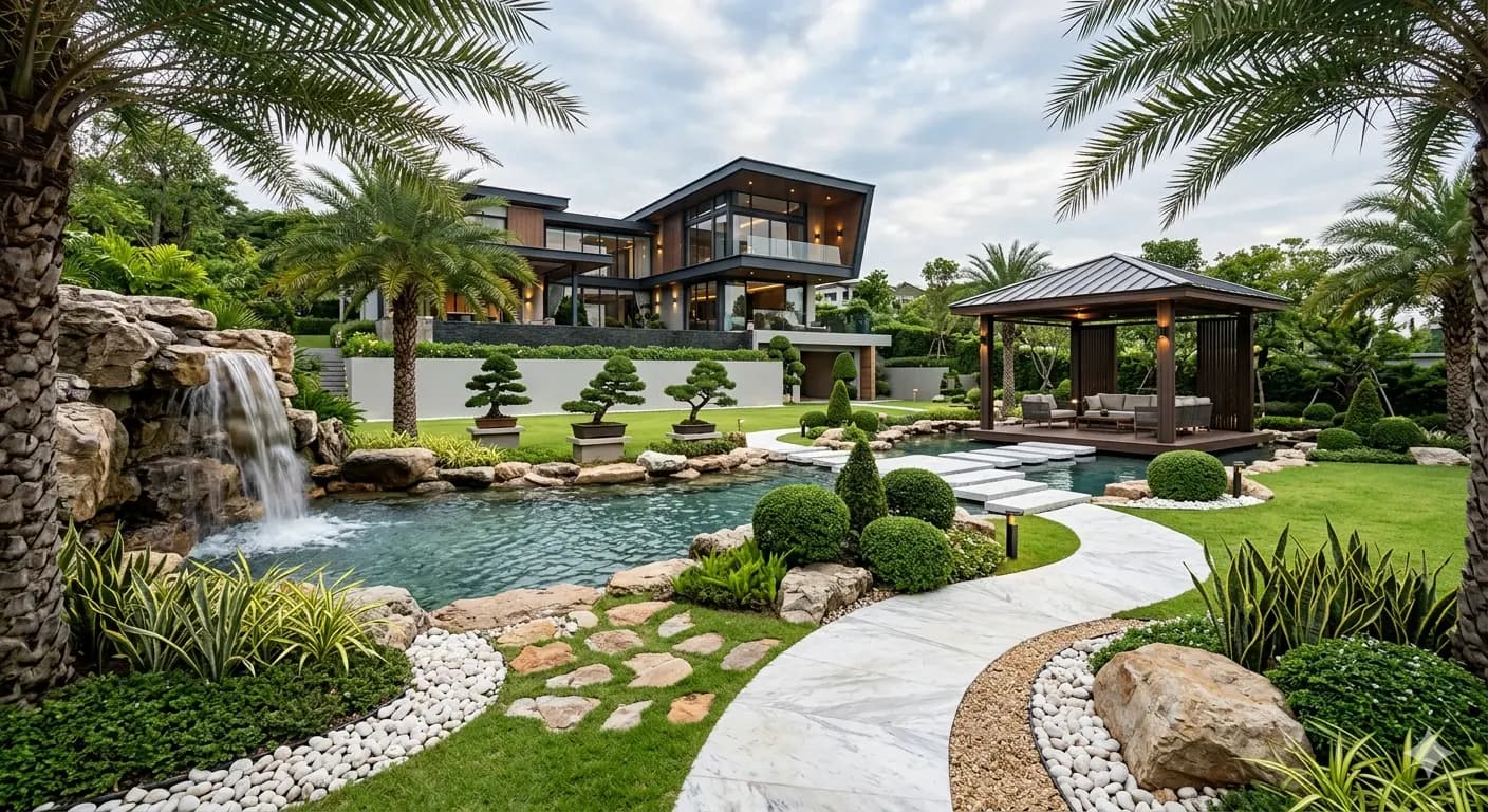 Garden architecture and build